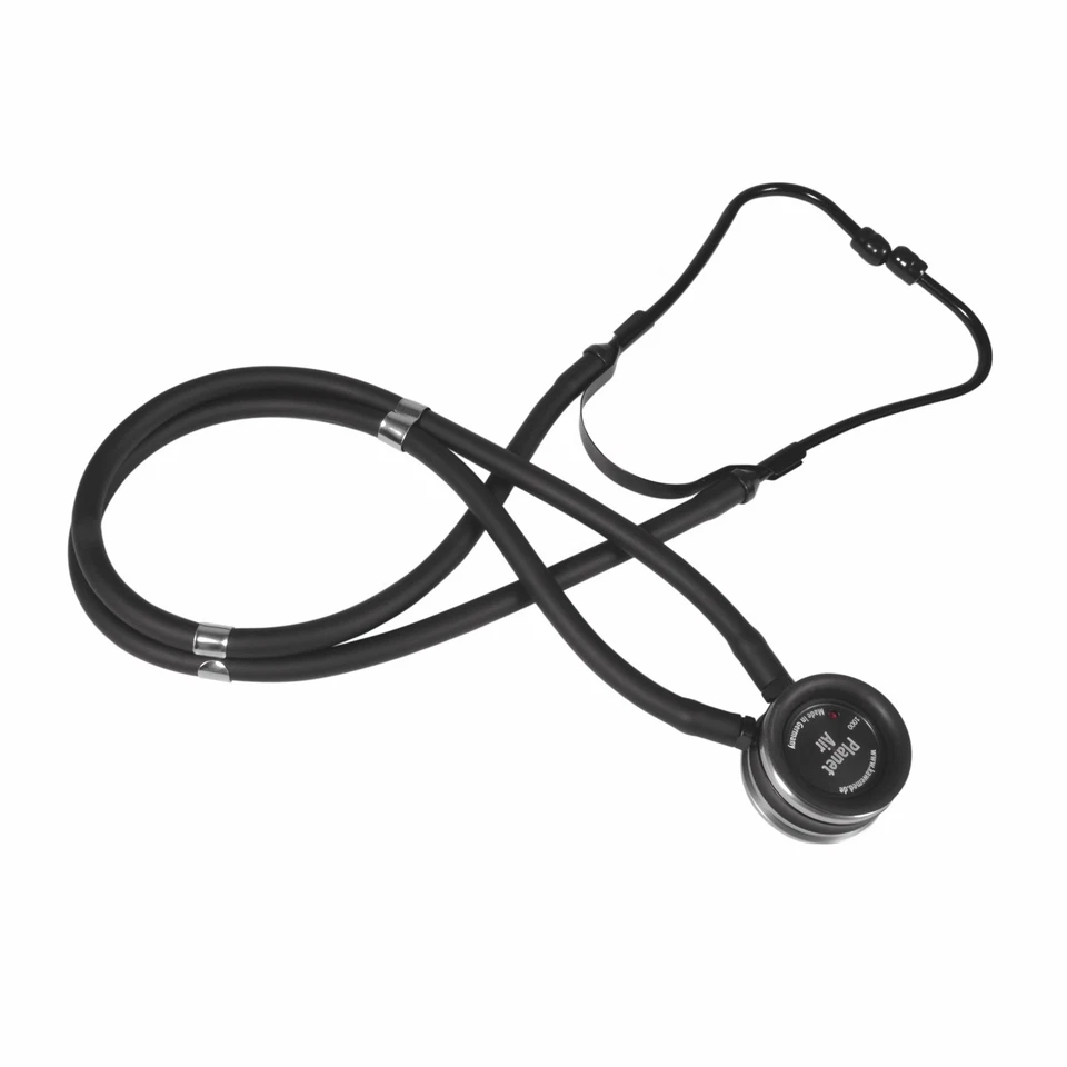 KIRCHNER & WILHELM KaWe Stethoskop Planet Air mit Hochleistungsmembran komplett schwarz