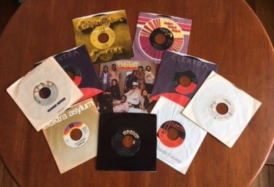 Rock Groups of the 70's & 80's -7'' / 45 rpm Vinyl Collection - 10 Records In All