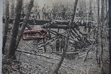 g#93 Foto-AK wohl Pioniere beim Brückenbau