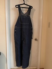 NEW Vtg NOS Union USA Made Jeans Overalls Montgomery Ward 1960's Bib USA 40/30