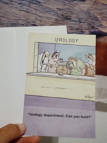 Happy Birthday Greeting Card Humorous Urology Funny Joke Humor By Recycled Paper