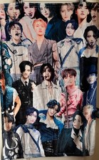 Ateez Seonghwa collage soft throw blanket 30 x 40 K pop