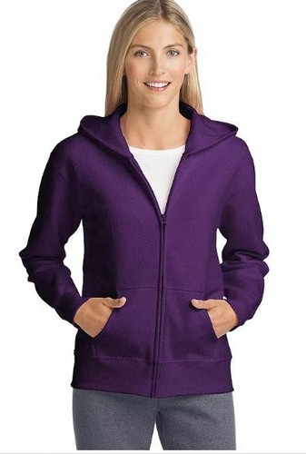 Felpa Con Cappuccio Hanes EcoSmart Per Donna, Cotone, Taglia Regolare, Tinta Unita