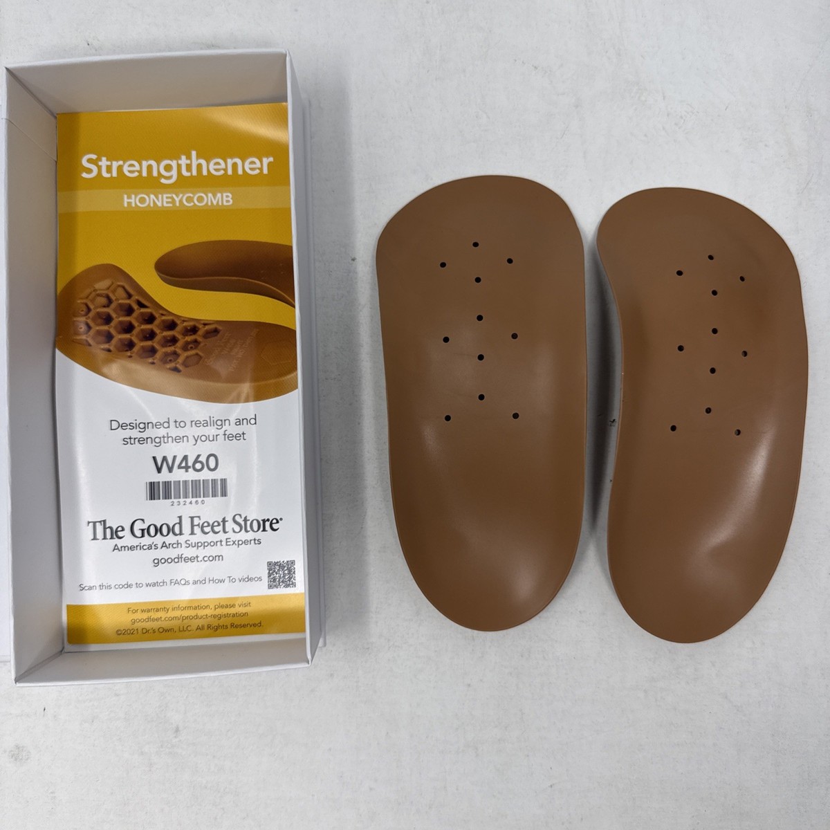The Good Feet Store W460 Strengthener Honeycomb Arch Support