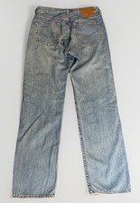 VINTAGE Levi's 501 Big E Jeans Men's W28 L30 Blue Denim Button Fly Selvedge USA