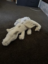 Authentic Jellycat Snow Dragon NWOT, No Bag, rare plush toy stuffed animal