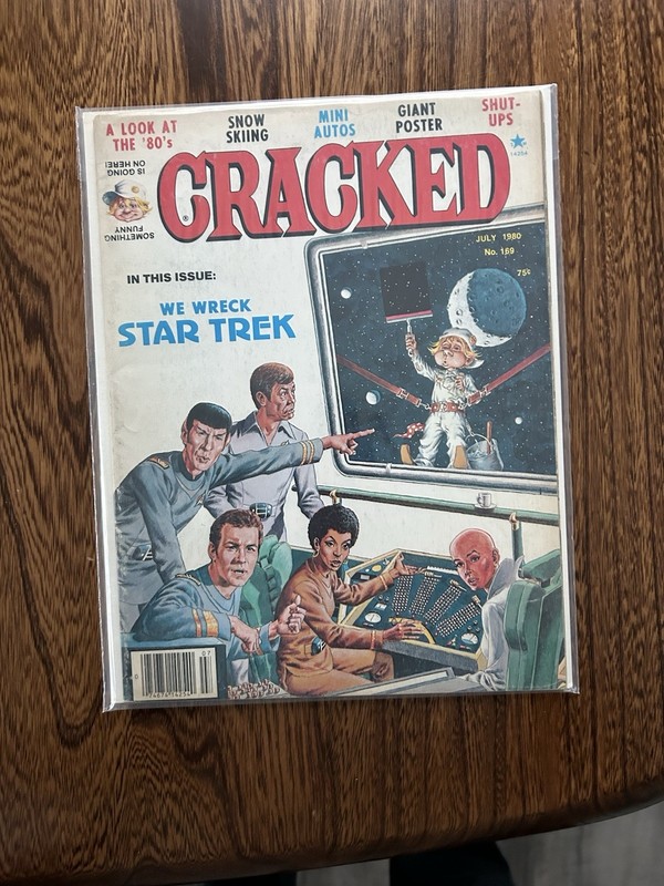 CRACKED MAGAZINE JULY 1980 STAR TREK COVER