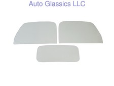 1937-1938 Dodge Pickup Truck Doors Back Glass Flat Glass Top Quality New