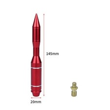 Albero antenna proiettile rosso AM/FM trim per Jeep Wrangler JK JL 2007-2021 accessori