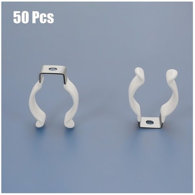 50 Stainless Steel Lamp Supports for LED Fluorescent Tubes