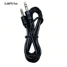 3.5mm Male To Male AUX Stereo Audio Cable 1M Car iPad PC Speaker Cord