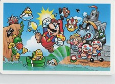Super Mario Bros Mario Peach Bowser Jack of Spades Playing Card Vintage Nintendo