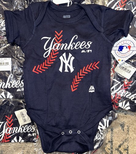 New York Yankees Infant / Baby MLB Stitches Bodysuit Onsie - Afbeelding 2 van 2
