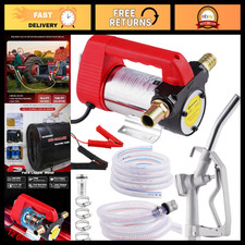 12V Electric Fuel Transfer Pump 12GPM for Diesel Kerosene - Fast Efficient