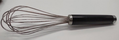 Kitchenaid Black and Chrome Whisk Kitchen Utensil