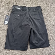 Walter Hagen NWT Men’s Black Waist 30 11 Majors Flat Front Shorts