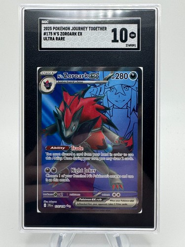 N's Zoroark ex graded SGC 10 for sale on eBay
