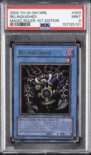 2002 YU-GI-OH! MRL-MAGIC RULER 1ST ED #029 RELINQUISHED PSA 9