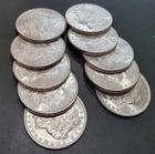 Morgan Silver Dollars 1881-1904 Lot of 10 Brilliant Uncirculated. Best I've Had!