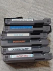 Nintendo NES Video Game Lot 8 Indiana Jones Mad Max Duck Hunt