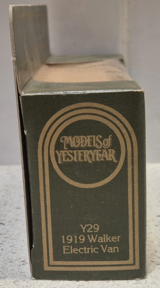 Matchbox Models of Yesteryear Y-29 1919 Walker Electric Van Harrods Diecast CAJA Foto 3 de 4