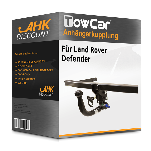 FüR Land Rover Defender 09.2019-Jetzt Towcar AnhäNgekupplung Abnehmbar Neu-image