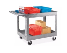 Uline Utility Cart - Standard, 45 x 25 x 33", Gray