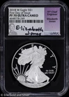2018-W $1 Proof American Silver Eagle NGC PR 70 UC | FDOI Jones Signed