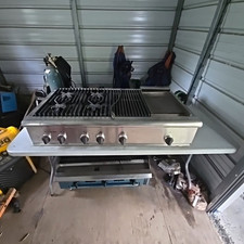 Thermador PCS364GCUS 6-Burner Gas Rangetop w/ Right Griddle 101000 BTU