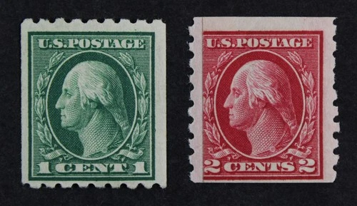 CKStamps: US Stamps Collection Scott#410 Mint H OG #413 Mint NH OG Paste-Up