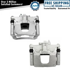 New Rear Disc Brake Caliper with Bracket & Hardware Pair for Dodge Jeep