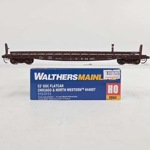 Coche plano Walthers Mainline escala HO Chicago y North Western C&NW #44007 53' GSC | Zustand: New