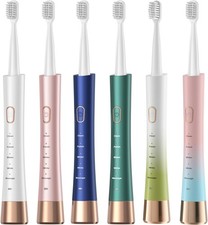 Replacement Toothbrush Heads for Sonic Electric Toothbrush Model 806, White Brus