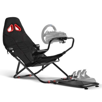 DIWANGUS Racing Simulator Cockpit Foldable Racing Wheel Stand with Seat Chair...