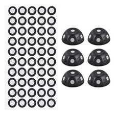 Zestaw markerów do skanowania 3D 6 szt. 6mm półkuliste i 200 szt. 6mm okrągłe PET + tworzywo sztuczne