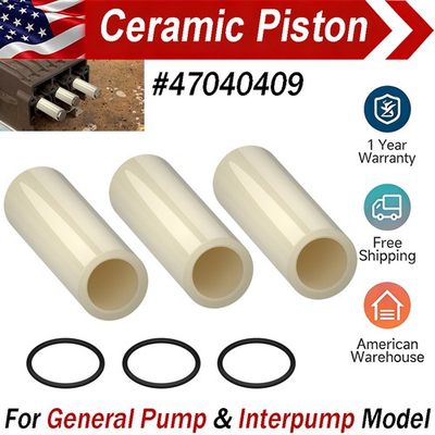 #ad #ad 3×General Pump Replacement Ceramic Piston Plunger 20mm For Interpump GP 47040409 $24.99
