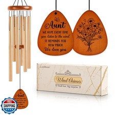 Leebbsin Gifts for Aunt, Wind Chimes for Aunt, Birthday Gift for