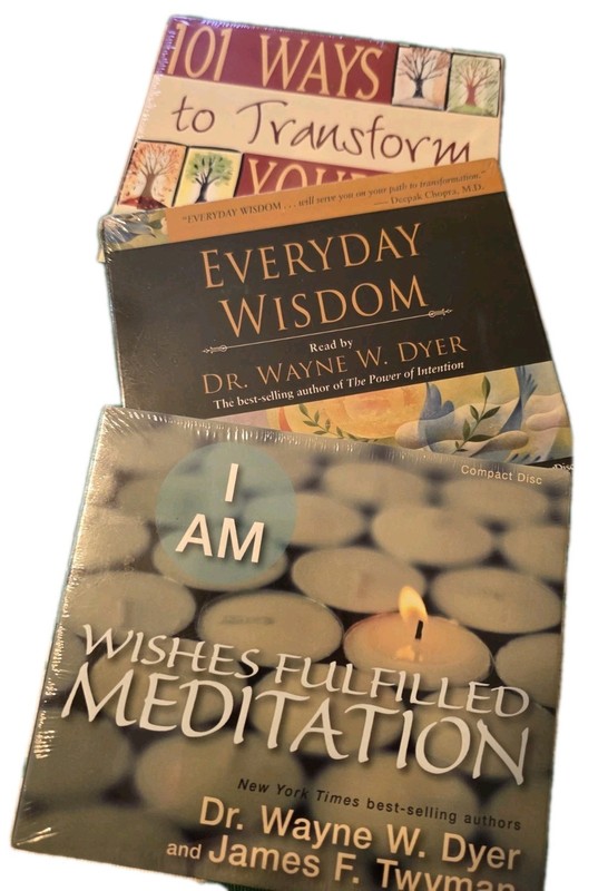 Wayne DYER LOT OF 3 CDS 101 Ways To Tranform Your Life, Everyday Wisdom And I AM