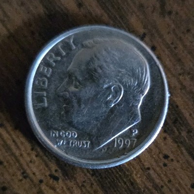 1997 Roosevelt Dime 10C Philadelphia Mint Circulated US Coin Business Strike