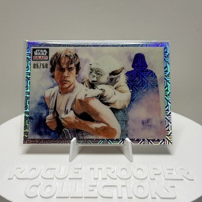 WEIGHT OF DESTINY #30 Mojo Refractor 05/50 - 2023 Chrome Star Wars Galaxy