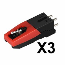 3 Pcs Vinyl Turntable Cartridge with Needle S...