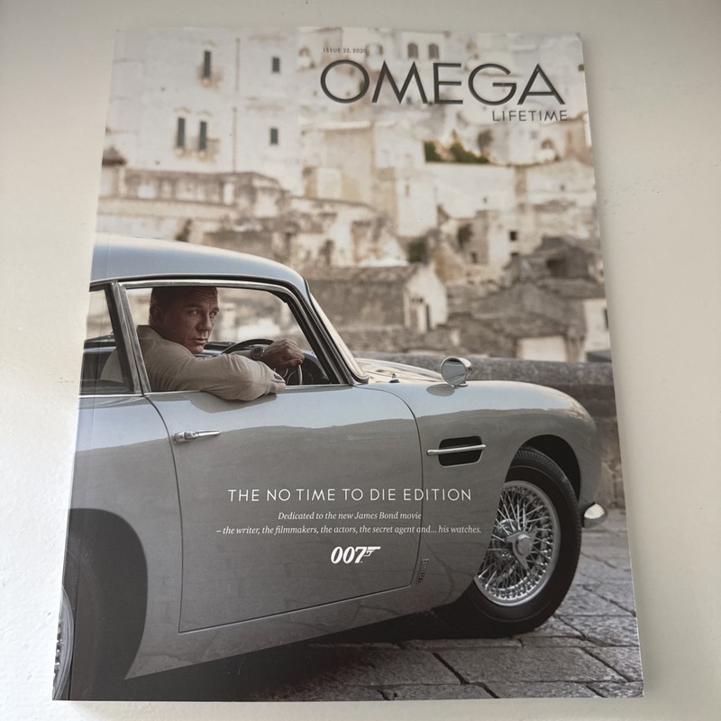 2020 Omega Lifetime Watch Magazine NO TIME TO DIE EDITION JAMES BOND 007 Rare!