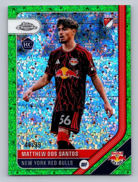 Matthew Dos Santos Green Confetti #/99 2026 Topps Chrome MLS #21
