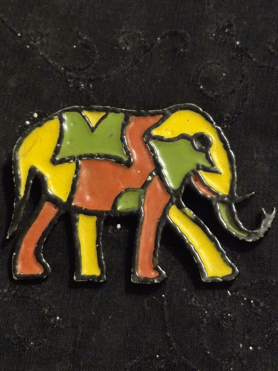 BONSNY Alloy Rhinestone Jungle Elephant Brooch Enamel Pins Jewellery for Women Girls Dress Scarf Accessories Gift (Navy) : Buy Online at Best Price in KSA - Souq is now