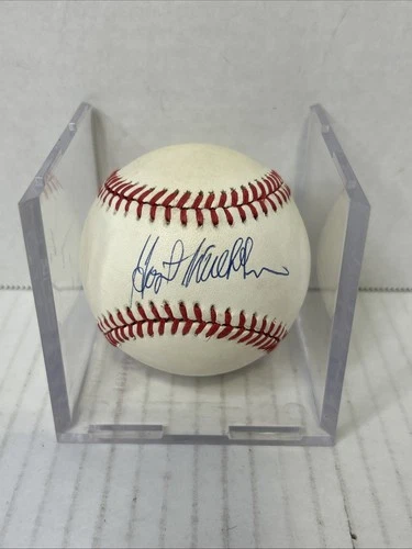 Hoyt Wilhelm Signed Rawlings National League Baseball Giants White Sox D3