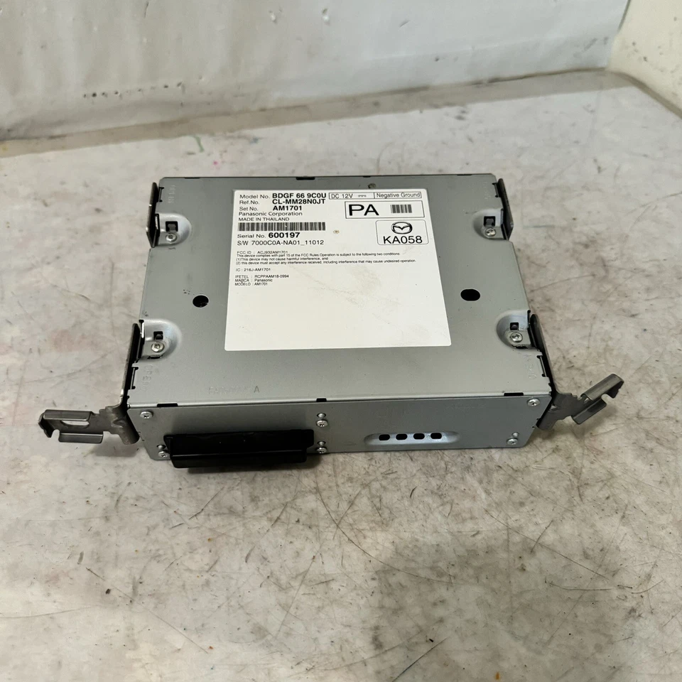 2021 MAZDA 3 RADIO RECEIVER TUNER MEDIA AUDIO SOUND SYSTEM OEM BDGF669C0U - Изображение 3 из 4