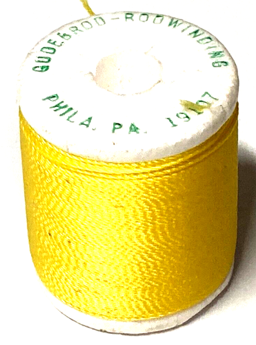 Gudebrod Nylon Thread Yellow Type E 50-Yard Spool Set of 2 - Picture 4 of 10