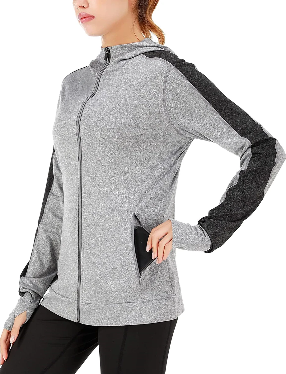 Womens sports zip up hoodies shop