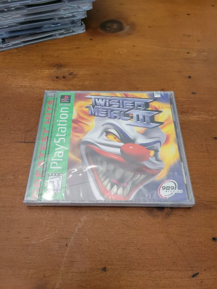 Twisted Metal 3 for PlayStation 1 PS1 PS2 2 - BRAND NEW FACTORY SEALED!