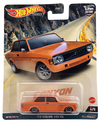 Hot Wheels Premium Care Culture '73 VOLVO 142 GL 4/5 Mattel Die-Cast Model
